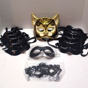 Masquerade Mask Assorted Lot of 12